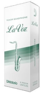 D'Addario La Voz Ance Soft Sassofono Sax Tenore Confezione da 5