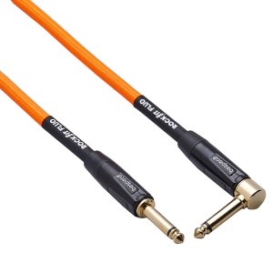 Bespeco Cavo Fluo Arancione Strumenti Jack Mono Jack Mono Mt 3 Dritto - Pipa
