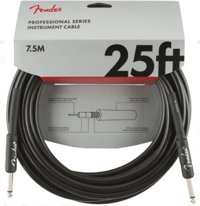 Fender Cavo Professional 7,5 Mt Black Jack - Jack