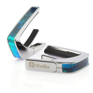 Thalia Capotasto Cromato Inserto Teal Angel Wing