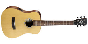 Cort Ad Mini E Chitarra Acustica Elettrificata 3/4 con Borsa