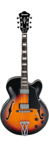 Ibanez Af75-Bs Chitarra Semiacustica Sfumata