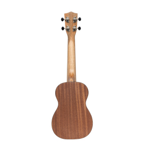 Stagg Tiki series concert ukulele with sapele top, Maio finish, with black nylon gigbag