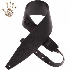Magrabo Leather Guitar and Bass Strap Holes HC Core Black 10 cm