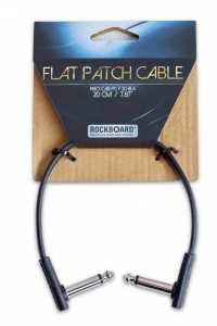 Rockboard Cavo Flat Patch Cable Black 20 Cm