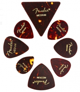 Fender Plettri All Shapes Medley 8 Pack