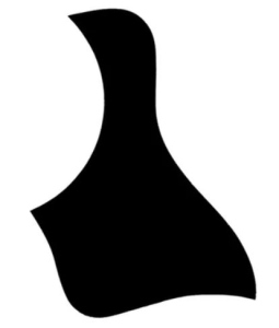 Taylor 80343 Battipenna Right Hand Black per Grand Auditorium 5,5'