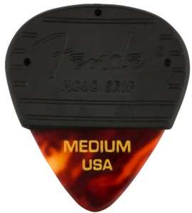 Fender Mojo Grip Picks Celluloid Medium 3-Pack Tortoiseshell