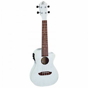 Ortega Rusilver-Ce Ukulele Concerto Elettrificato Cutaway Silver