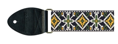 Souldier Torpedo San Quentin Cash Green Gold Guitar Strap