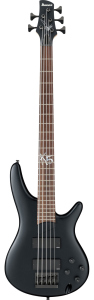 IBANEZ K5 BKF FIELDY KORN 5 CORDE BLACK FLAT
