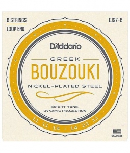 D'Addario Ej97 Muta Per Bouzouki Greco 6 Corde Acciaio