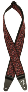 Fender Tracolla  Pasadena Woven Strap 2' Lattice Red