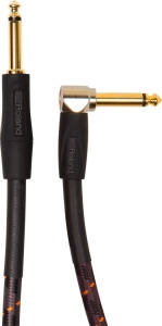 Roland Ricg15A Cavo Connettori Dorati Jack 6,3Mm - Jack Angolato 6,3Mm 4,5Mt