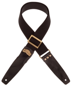 Magrabo 241110M Tracolla SC Cotton Nero 5cm Tw Nero fibbia Recta Ottone