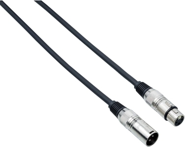 Bespeco Cavo Microfonico XLR3 M XLR3 F Nero Mt3