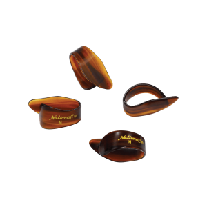 D'Addario Plettri Medi National da Pollice in Celluloide Tartaruga Pack 4