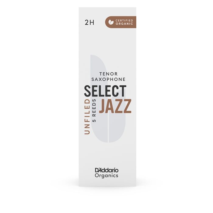 D'Addario Ancia Organic Select Unfiled per Sax Tenore Durezza 2 Soft Set 5pz