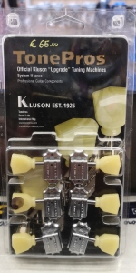Kluson Meccaniche 3+3 nickel vintage Tpk33-Chrome