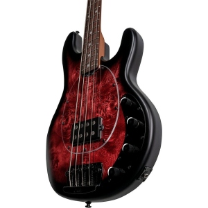 Sterling By Music Man Stingray Ray 34 Dark Scarlet Burst Satin