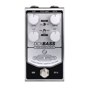 ORIGIN EFFECT DCX BASS Preamp Booster per Basso