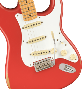 Fender Vintera Road Worn 50S Stratocaster Fiesta Red