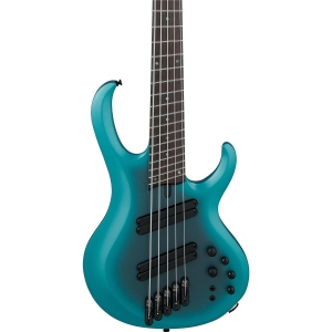 Ibanez BTB605MSCEM Basso Elettrico 5 Corde Cerulean Aura Burst Matte