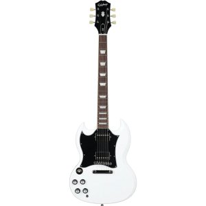 Epiphone Sg Standard Alpine White Left Hand Chitarra Elettrica Mancina