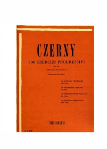 Ricordi Czerny 100 Esercizi Progressivi OP 139