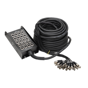 Soundsation Stagebox Sgbx10-1604 30 Mt in Metallo con 16 Ingressi e 4 Uscite