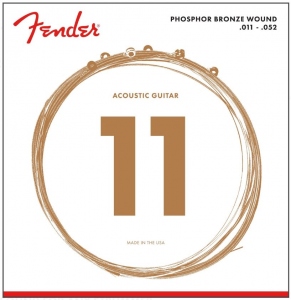 Fender Muta 60Cl Phosphor Bronze Per Chitarra Acustica 11-52