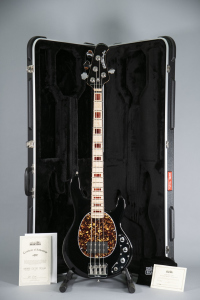 MusicMan StingRay 4 Short Scale BFR Flame Maple Neck Splinter Matched Headstock