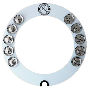Big Fat Snare Drum Sovrapelle con Sonagli per Rullante Tom da 14