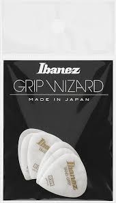 Ibanez Set of 6 Picks Sand Grip  Medium White