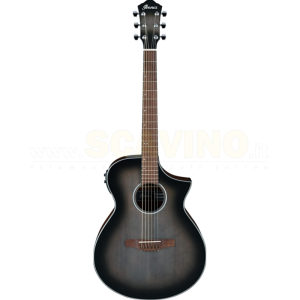 Ibanez Aewc11Tcb Transparent Charcoal Burst Chitarra Acustica Elettrificata