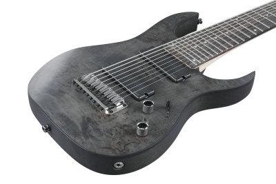 Ibanez RG9PBTGF 9 string Transparent Gray Flat