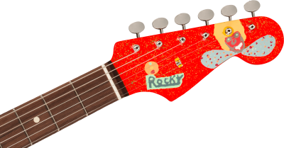 Fender George Harrison Rocky Stratocaster Rw Hand Painted Rocky Artwork