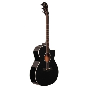 Taylor Custom 214Ce Deluxe Black Satin