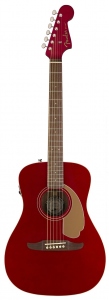 Fender Malibu Player Candy Apple Red Chitarra Acustica Elettrificata