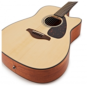Yamaha Fgx800C Ntii Chitarra Acustica Elettrificata Natural