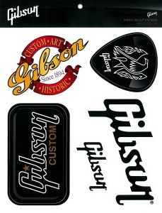 Gibson Logo Guitar Sticker Pack