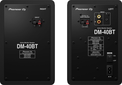 Pioneer Dj Dm40 Monitor Attivi la Coppia con Bluetooth