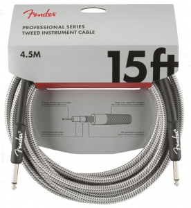 Fender Cavo Professional 4,5Mt White Tweed