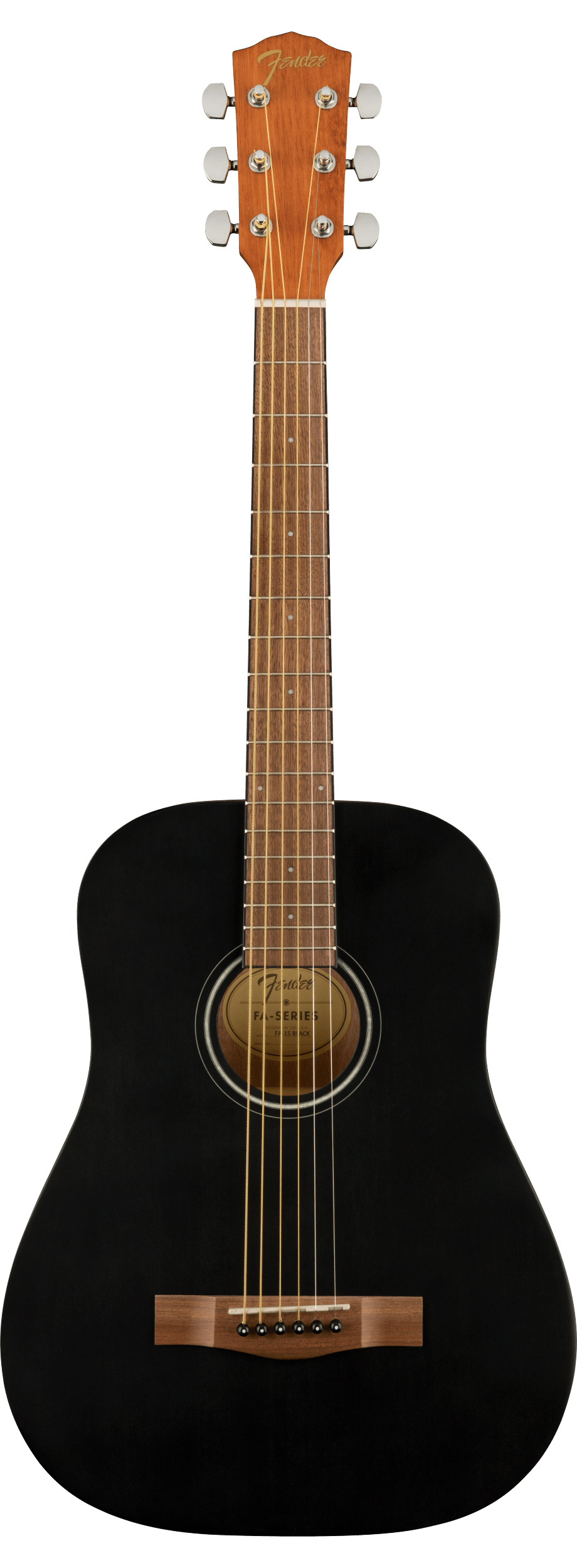 Fender Fa15 Chitarra Acustica 3/4 Black