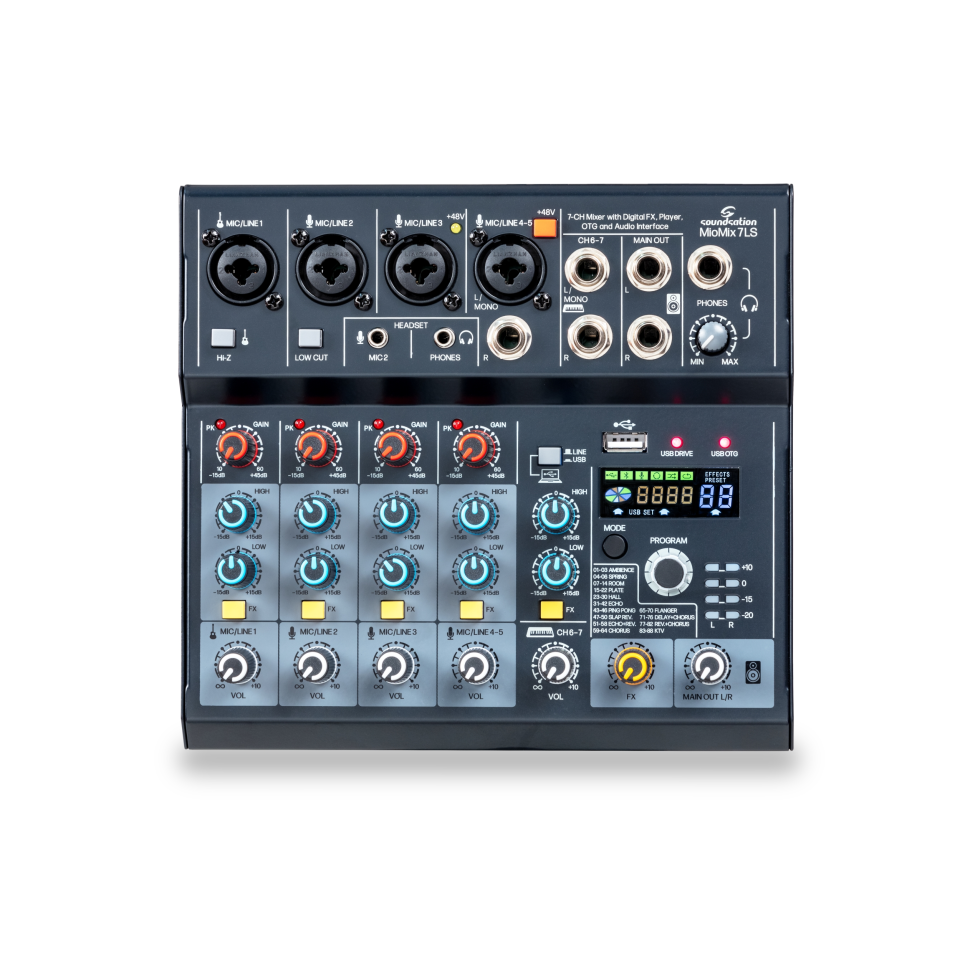 Soundsation Miomix 7 LS 7 Canali con Effetti