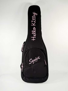 Squier Hello Kitty Pink Stratocaster with Gig Bag