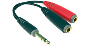Klotz Ays1 Adattatore a Y Stereo L/R Cm 20