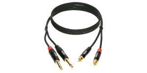 Klotz KTCJ150 Cavo Gemello Jack Stereo con Rca