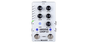 Mooer Groove Loop X2 Drum Machine a Pedale per Chitarra