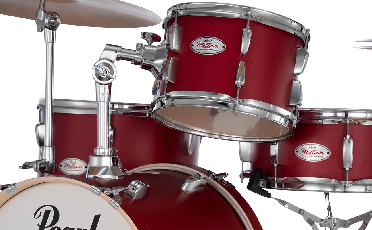 Pearl MT564/C-D747 Midtown Matte Red 4Pc